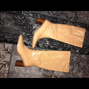 Marc Fisher Croc Boots NEVER BEEN WORN